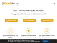 Tablet Screenshot of email-checker.com